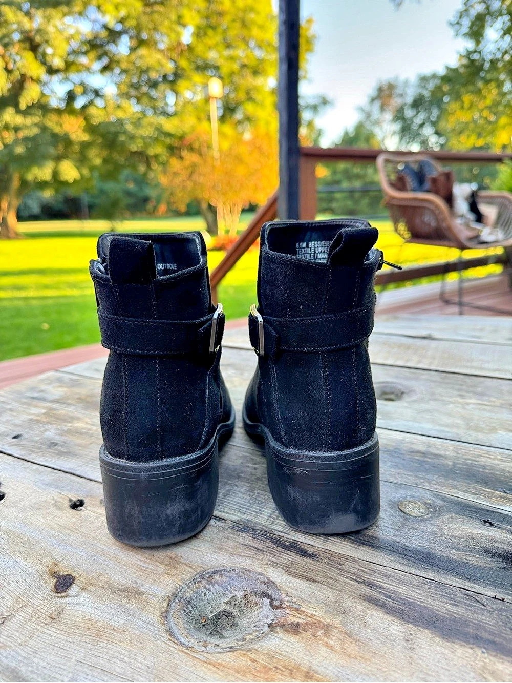 ESPRIT Bess Ankle Boot Black Size US 6.5 - Picture 4 of 4